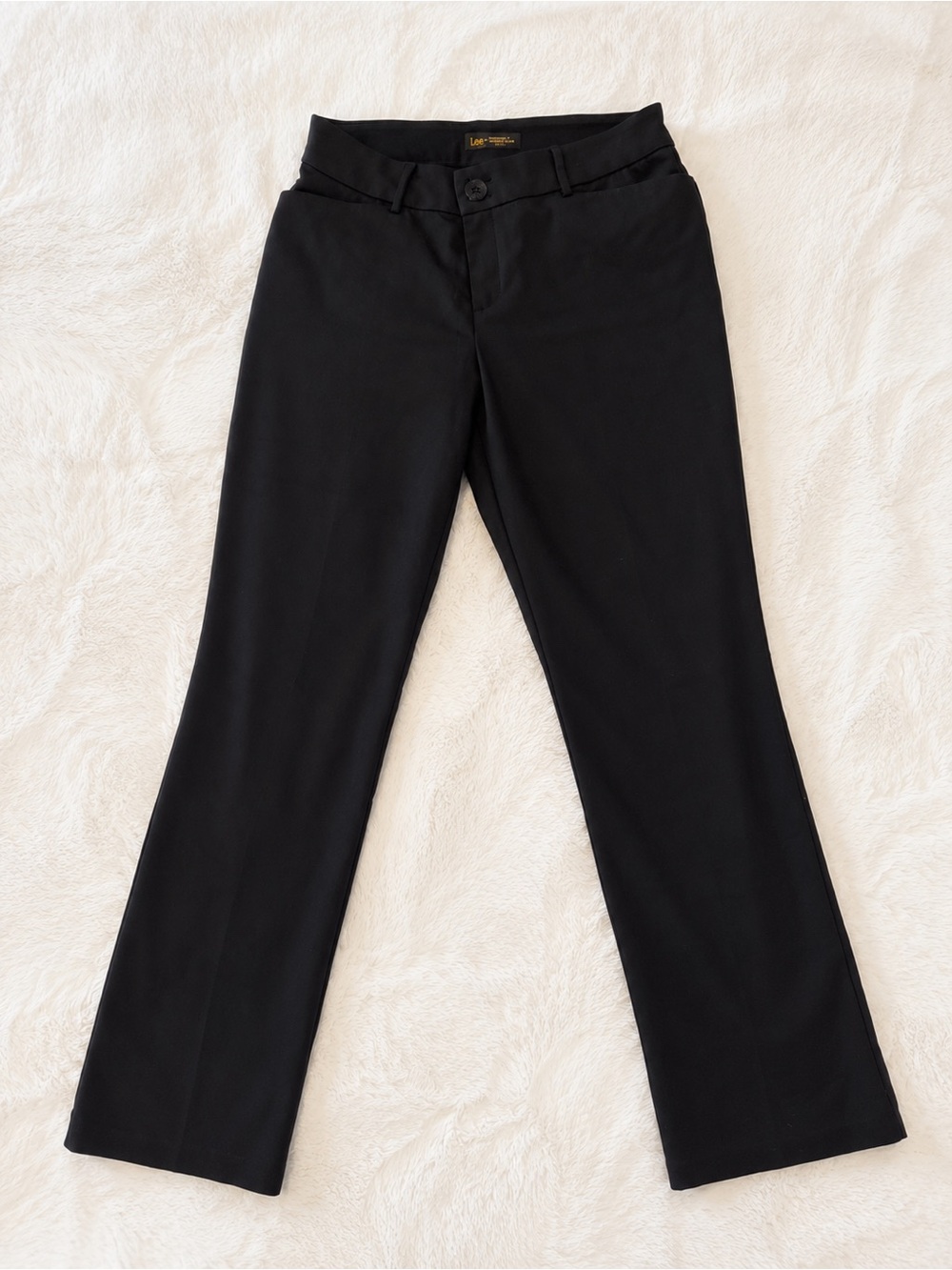 Lee Women’s Tall Black Straight Leg Dress Pants